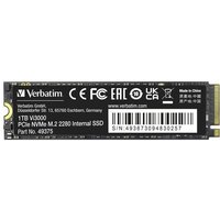 Verbatim Vi3000 1TB Interne M.2 PCIe NVMe SSD 2280 PCIe NVMe 3.0 x4 Retail 49375 von Verbatim
