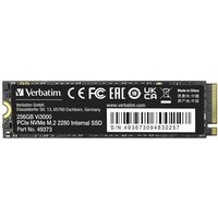 Verbatim Vi3000 256GB Interne M.2 PCIe NVMe SSD 2280 PCIe NVMe 3.0 x4 Retail 49373 von Verbatim