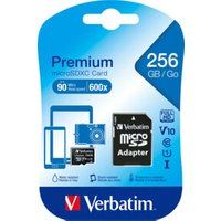 Verbatim microSDXC Card 256GB Class 10, U1,Premium 44087 Verbatim microSDXC Card 256GB Class 10, U1,Premium 44087 von Verbatim