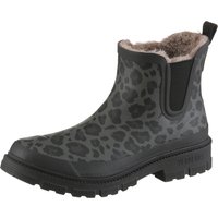 VERBENAS Chelseaboots "Lua Mate" Gummistiefelette, Schlupfboots, Winterboots in Leo-Optik von Verbenas
