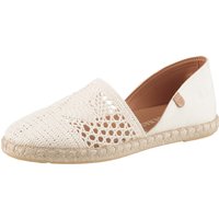 VERBENAS Espadrille "Carmen Crochet-Lino Paris", Slipper, Sommerschuh, Strandschuh im Häkel-Look von Verbenas