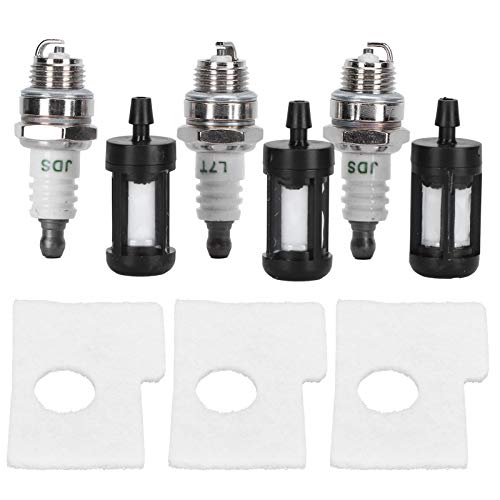 Kettensägenzubehör Luftfilter Kraftstofffilter Zündkerzen-Set passend für Stihl MS180 MS170 018 017 MS 180 170 von Verdant Touch