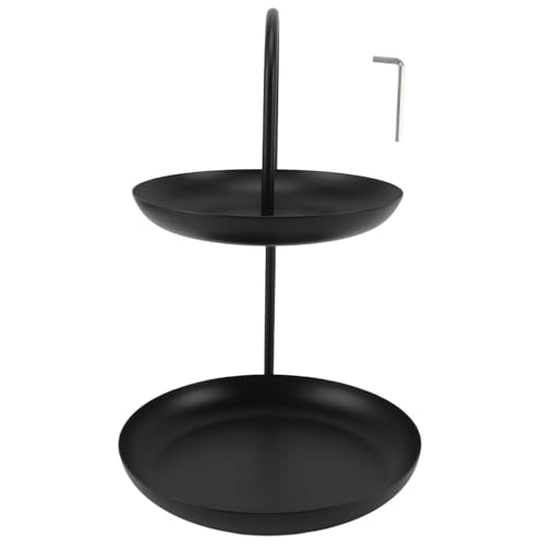 Verdant Touch Desserttablett Dessertständer Obstständer rund 2 Etagen Eisen Display Halter für Party Hochzeit Geburtstag Zuhause Schwarz Verdant Touch Desserttablett Dessertständer Obstständer rund 2 Etagen Eisen Display Halter für Party Hochzeit Geburtstag Zuhause Schwarz von Verdant Touch