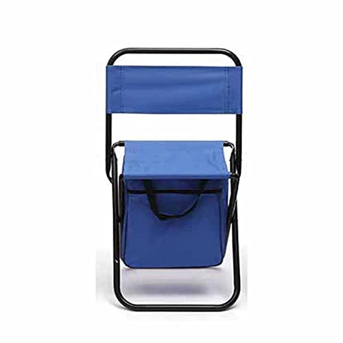 Verdant Touch Klappstuhl Klappstuhl Campingstuhl Tragbarer Outdoor Klappstuhl mit Tasche Blau von Verdant Touch