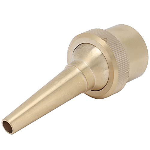 Verdant Touch Springbrunnensprüher Messing Brunnendüse, Innengewinde, verstellbare Richtung, Strahl-Wassersprühkopf für Landschaftsbau, G3/4 25 mm von Verdant Touch