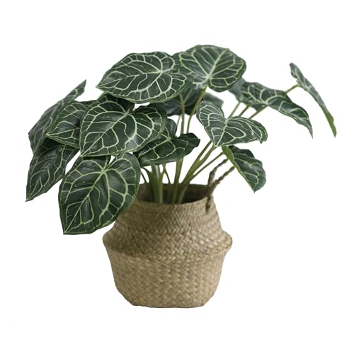 VerdantCharm Kunstkristall Anthurium - 15,5 Zoll hoch - Perfekt für die Dekoration von Wohnzimmer, Schlafzimmer, Esszimmer, Fensterbänke von VerdantCharm