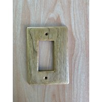 Vermont Ash Gfi Schalterhülle. Handgefertigte Schalterplatte Perfekt Für Die Inneneinrichtung Und Dyi-Schön Spalted von VerdeMountainLLC