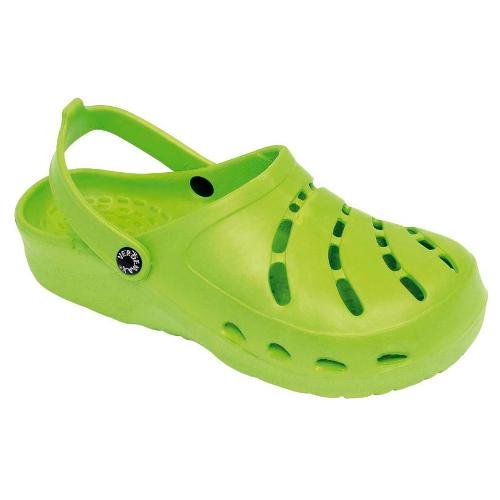 Clogs aus Kunststoff, für Erwachsene, gelochtes Modell, limegrün 45-46 von Verdemax