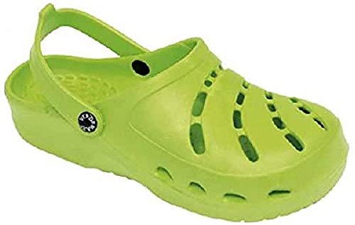 Clogs aus Kunststoff, für Erwachsene, gelochtes Modell, limegrün35-36 von Verdemax