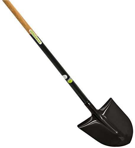 Verdemax 6160 28 x 29 cm schwere shovel-spade mit Griff, schwarz von Verdemax