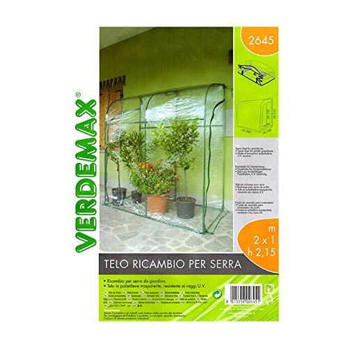 Verdemax Blatt Für Gewächshaus - L 200 x P 100 x H 215 cm von Verdemax