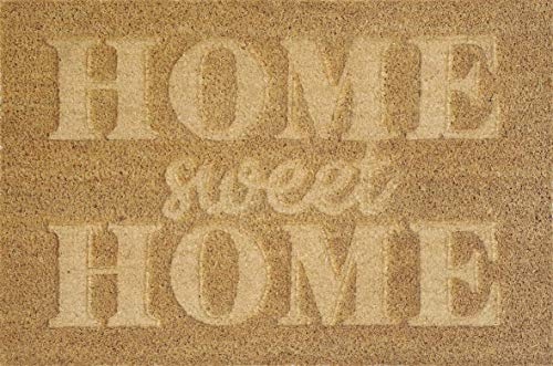Viereckige Fußmatte “Home sweet home” von Verdemax