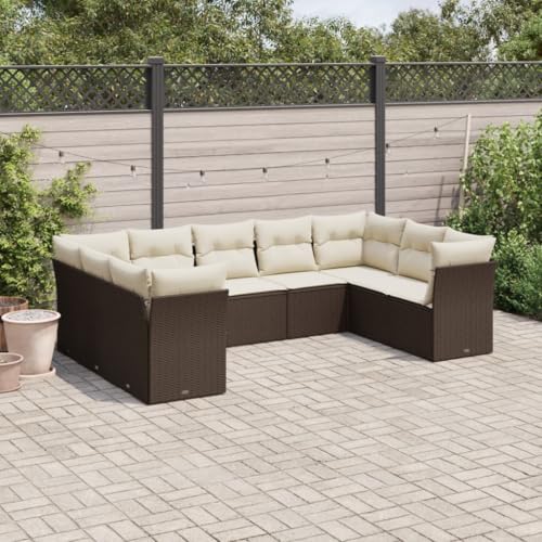 Verderoom 9-TLG Gartenlounge mit Kissen Braun Poly Rattan #2,Balkon Lounge,Outdoor Sofa Lounge,Lounge,Lounge Möbel Outdoor,Balkonmöbel,Balkon Couch Verderoom 9-TLG Gartenlounge mit Kissen Braun Poly Rattan #2,Balkon Lounge,Outdoor Sofa Lounge,Lounge,Lounge Möbel Outdoor,Balkonmöbel,Balkon Couch von Verderoom