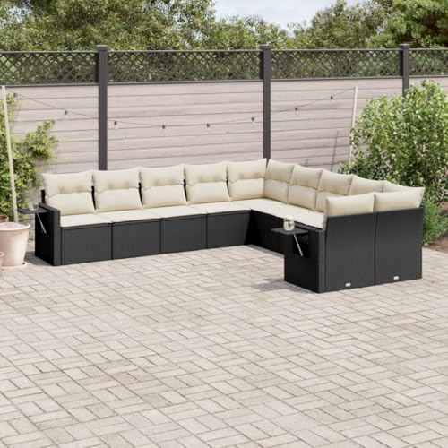 Verderoom Balkon Lounge mit Stauraum Gartenlounge Klein Rattansofa Gartensofa Ecksofa Garten Lounge Sofa Outdoor Terassenmöbel außen-Schwarz und Creme-10-tlg Typ 2 Verderoom Balkon Lounge mit Stauraum Gartenlounge Klein Rattansofa Gartensofa Ecksofa Garten Lounge Sofa Outdoor Terassenmöbel außen-Schwarz und Creme-10-tlg Typ 2 von Verderoom