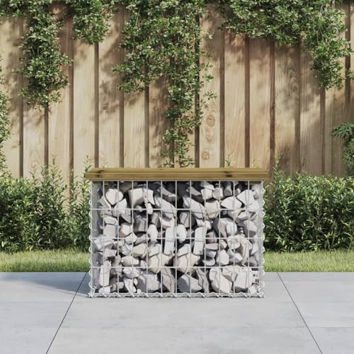 Verderoom Gartenbank aus Gabionen Sitzbank Parkbank Gartenbank Holz Stein Gabionenkorb Gabionenbank Witterungsbeständig Ruhebank Gartenbank mit Lehne-Dunkelbraun-63 x 31,5 x 42 cm Verderoom Gartenbank aus Gabionen Sitzbank Parkbank Gartenbank Holz Stein Gabionenkorb Gabionenbank Witterungsbeständig Ruhebank Gartenbank mit Lehne-Dunkelbraun-63 x 31,5 x 42 cm von Verderoom