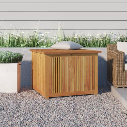 Verderoom Gartenbox Wetterfest Auflagenbox Holz Massivholz Akazie Aufbewahrungsbox Kissenbox-75 x 75 x 58 cm Verderoom Gartenbox Wetterfest Auflagenbox Holz Massivholz Akazie Aufbewahrungsbox Kissenbox-75 x 75 x 58 cm von Verderoom
