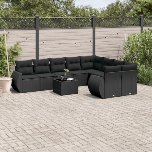 Verderoom Polyrattan Lounge mit Stauraum Rattan Gartenmöbel Set Gartenlounge Balkon Lounge Gartenmöbel Set wetterfest Sitzgruppe für Garten Terrasse und Balkon-Schwarz-10-tlg Typ 6 Verderoom Polyrattan Lounge mit Stauraum Rattan Gartenmöbel Set Gartenlounge Balkon Lounge Gartenmöbel Set wetterfest Sitzgruppe für Garten Terrasse und Balkon-Schwarz-10-tlg Typ 6 von Verderoom