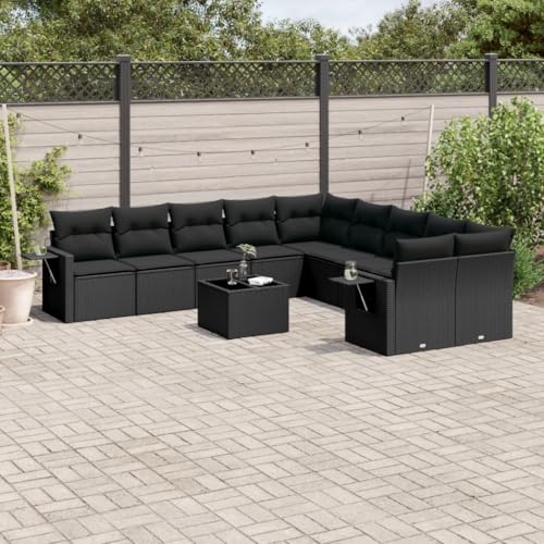 Verderoom Polyrattan Lounge mit Stauraum Rattan Gartenmöbel Set Gartenlounge Balkon Lounge Gartenmöbel Set wetterfest Sitzgruppe für Garten Terrasse und Balkon-Schwarz-11-tlg Typ 3 Verderoom Polyrattan Lounge mit Stauraum Rattan Gartenmöbel Set Gartenlounge Balkon Lounge Gartenmöbel Set wetterfest Sitzgruppe für Garten Terrasse und Balkon-Schwarz-11-tlg Typ 3 von Verderoom