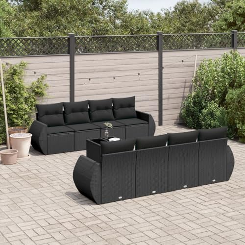 Verderoom Polyrattan Lounge mit Stauraum Rattan Gartenmöbel Set Gartenlounge Balkon Lounge Gartenmöbel Set wetterfest Sitzgruppe für Garten Terrasse und Balkon-Schwarz-9-tlg Typ 6 Verderoom Polyrattan Lounge mit Stauraum Rattan Gartenmöbel Set Gartenlounge Balkon Lounge Gartenmöbel Set wetterfest Sitzgruppe für Garten Terrasse und Balkon-Schwarz-9-tlg Typ 6 von Verderoom