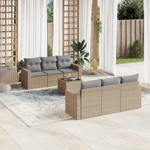 Verderoom Rattan Gartenmöbel Set mit Stauraum Polyrattan Lounge Balkon Lounge Sitzgruppe Outdoor Gartensofa Ecksofa Rattansofa Balkonmöbel-Beige und Grau-7-tlg Typ 10 Verderoom Rattan Gartenmöbel Set mit Stauraum Polyrattan Lounge Balkon Lounge Sitzgruppe Outdoor Gartensofa Ecksofa Rattansofa Balkonmöbel-Beige und Grau-7-tlg Typ 10 von Verderoom