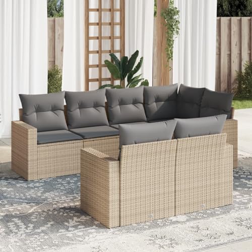Verderoom Rattan Gartenmöbel Set mit Stauraum Polyrattan Lounge Balkon Lounge Sitzgruppe Outdoor Gartensofa Ecksofa Rattansofa Balkonmöbel-Beige und Grau-7-tlg Typ 11 Verderoom Rattan Gartenmöbel Set mit Stauraum Polyrattan Lounge Balkon Lounge Sitzgruppe Outdoor Gartensofa Ecksofa Rattansofa Balkonmöbel-Beige und Grau-7-tlg Typ 11 von Verderoom