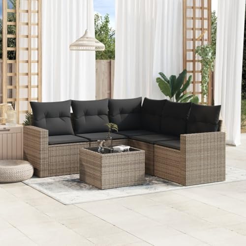 Verderoom Rattan Gartenmöbel Set mit Stauraum Polyrattan Lounge Balkon Lounge Sitzgruppe Outdoor Gartensofa Ecksofa Rattansofa Balkonmöbel-Grau-6-tlg Typ 3 Verderoom Rattan Gartenmöbel Set mit Stauraum Polyrattan Lounge Balkon Lounge Sitzgruppe Outdoor Gartensofa Ecksofa Rattansofa Balkonmöbel-Grau-6-tlg Typ 3 von Verderoom