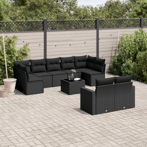 Verderoom Rattan Gartenmöbel Set mit Stauraum Polyrattan Lounge Balkon Lounge Sitzgruppe Outdoor Gartensofa Ecksofa Rattansofa Balkonmöbel-Schwarz-10-tlg Verderoom Rattan Gartenmöbel Set mit Stauraum Polyrattan Lounge Balkon Lounge Sitzgruppe Outdoor Gartensofa Ecksofa Rattansofa Balkonmöbel-Schwarz-10-tlg von Verderoom