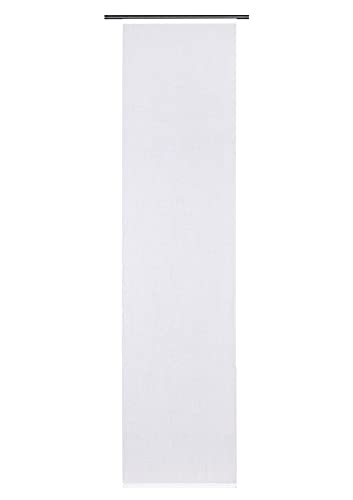 Schiebevorhang Lou 60x245 cm 1 Stück Weiß Uni von Verdi