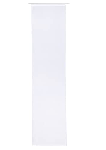 Schiebevorhang Valentin 60x245 cm 1 Stück Weiß Uni von Verdi