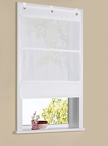 Verdi Bea 45x125 cm 1 STK Weiß Ösen 8471488 Verdi Bea 45x125 cm 1 STK Weiß Ösen 8471488 von Verdi