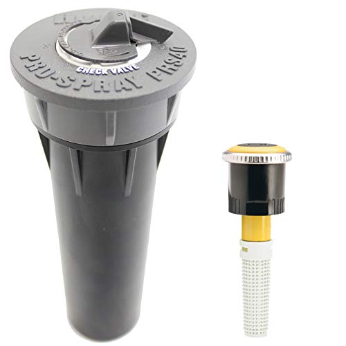 Hunter PRS40-CV 10 cm mit MP3000 210-270° Düse – Rückschlagventil, 2,8 bar Druckregulierung – optimal für Rasenbewässerung, wetterfestes Versenkregner Gehäuse, wählbare MP Rotator Variantene von verdone