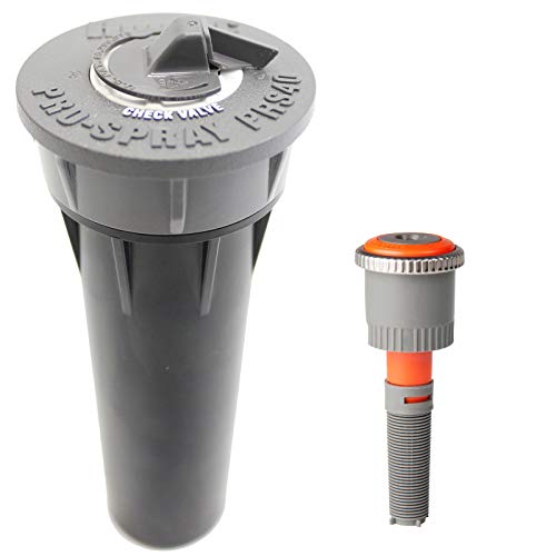 Hunter PRS40-CV 10 cm mit MP800SR 90-210° Düse – Rückschlagventil, 2,8 bar Druckregulierung – optimal für Rasenbewässerung, wetterfestes Versenkregner Gehäuse, wählbare MP Rotator Varianten von verdone