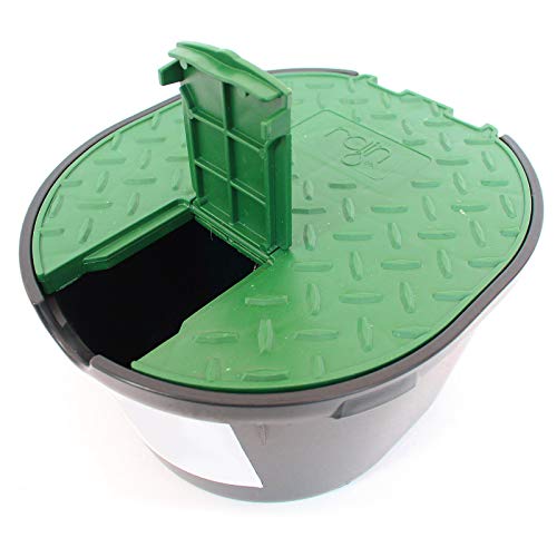 Verdone Wasserentnahmestelle mit Kugelhahn 3/4" – Wassersteckdose für den Garten – Robuste Wasseranschlussdose für Bewässerungssysteme, Schläuche & Wasserhähne – UV-beständig, Made in Italy von Verdone