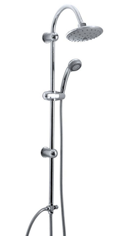 Vereg Duschsystem FRESH SHOWER, 1 Strahlart(en), Duschsäule in Chrom inkl. Kopf- und Handbrause von Vereg
