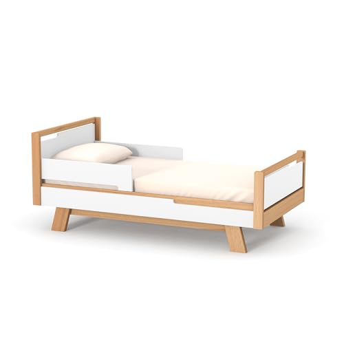 Veres Manhattan 160 – Jugendbett/Kinderbett (160x80 cm) (Weiß Natur) von Veres Company