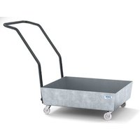 Auffangwanne CL, verfahrbar, für 1x 60-Liter-Fass, verzinkt von Denios