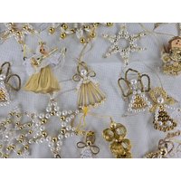 37 Teile=Weihnachtsschmuck=Handarbeit=Perlenschmuck=sterne=Engel=Messingdraht Ornamente 37 Teile=Weihnachtsschmuck=Handarbeit=Perlenschmuck=sterne=Engel=Messingdraht Ornamente von VergangeneZeiten