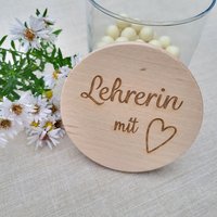 Geschenk Lehrerin Glas Mit Deckel Graviert Dankeschön Für Lehrer Arzt Geschenkidee Nachbarn Hebamme Motiv Wählbar Vorratsglas von VerhyggtGluecklich