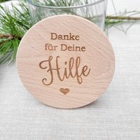 Glas Mit Holzdeckel Danke Für Deine Hilfe, Dankeschön, Dankbarkeit, Geschenk Glas Mit Holzdeckel Danke Für Deine Hilfe, Dankeschön, Dankbarkeit, Geschenk von VerhyggtGluecklich