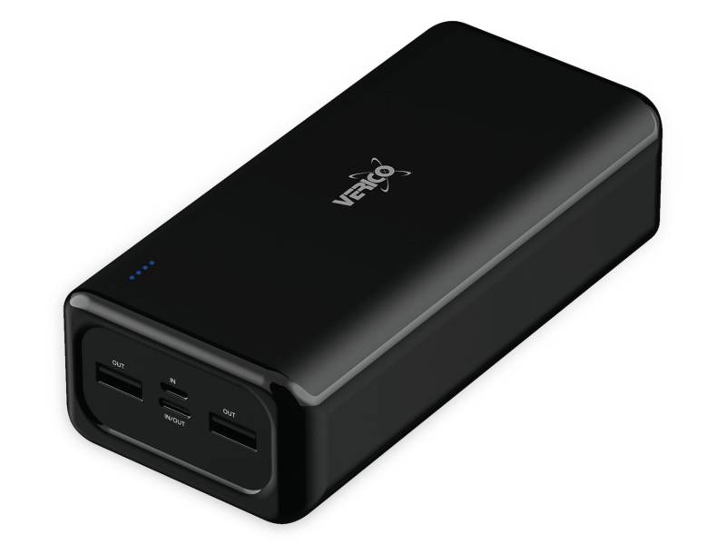 Verico Usb Powerbank Akku Ladegerät Power Pro Pd V2 30.000m Ah Ladestation Black B-Ware von Verico
