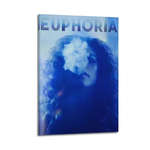 VerimP Euphoria Filmposter Vintage Art Poster Wandkunst Dekor Leinwand Poster & Drucke Wandposter für Zimmer Ästhetisch 30 x 45 cm Rahmen Stil von VerimP