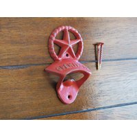 An Der Wand Befestigter Flaschenöffner/Texas Western Star Dekor Manhöhle Küche Spielzimmer Terrasse Garage Farbe Auswählen Geschenk Für Ihn Vatertag An Der Wand Befestigter Flaschenöffner/Texas Western Star Dekor Manhöhle Küche Spielzimmer Terrasse Garage Farbe Auswählen Geschenk Für Ihn Vatertag von VeritasInspired