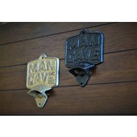 Bieröffner/Gusseisen Geschenk Für Ihn Mancave Garage Dekor Wähle Deine Farbe Flaschenöffner Pop Soda Öffner Retro von VeritasInspired