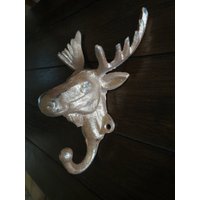 Elch Wandhaken/Alter Kupfer Oder Pick Color Gusseisen Aufhänger Hüttenhütte Rustikale Wanddekoration Geweih Wandbehang Eingang Eingangsbereich Elch Wandhaken/Alter Kupfer Oder Pick Color Gusseisen Aufhänger Hüttenhütte Rustikale Wanddekoration Geweih Wandbehang Eingang Eingangsbereich von VeritasInspired