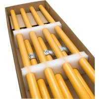 Verlängerung für KwikKit® Sicherheitsgeländer, Länge 1.500 mm, pulverbeschichtet, gelb von KwikKit®