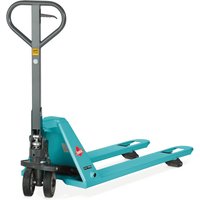 Niederflur-Handhubwagen Ameise® PTM 1.5, Tragkraft 1.500 kg, Gabellänge 1.150 mm, Vollgummi/Polyurethan, Tandemrollen von Ameise®