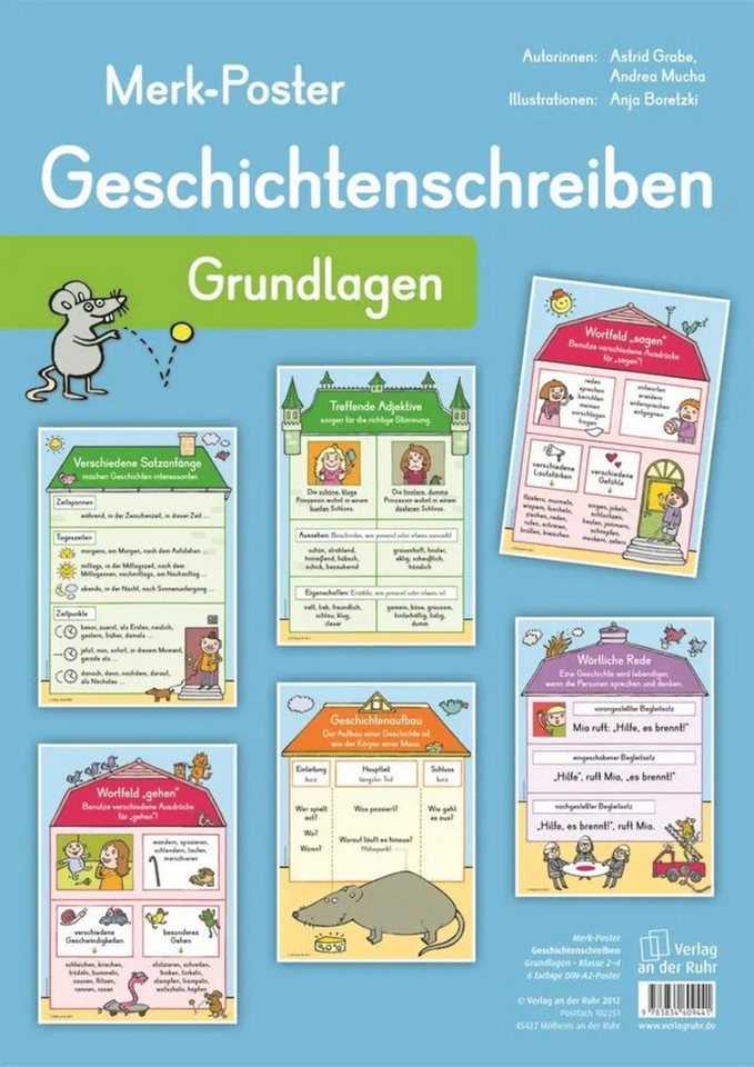 Verlag an der Ruhr Poster Merk-Poster: Geschichtenschreiben - Grundlagen von Verlag an der Ruhr