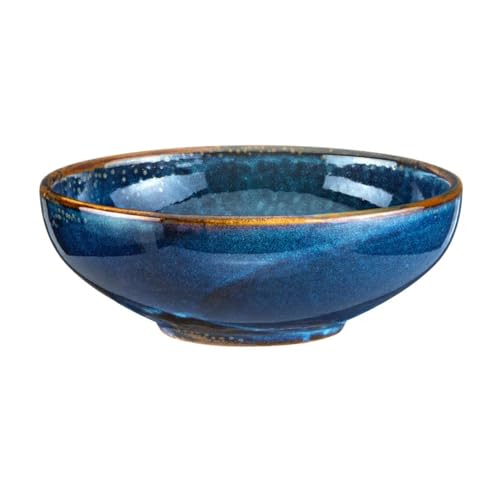 Verlo DEEP Blue Bowl schüssel 18 cm Salatschüssel Dessertschalen Servierschale Müslischalen aus hochwertigem Porzellan von Verlo