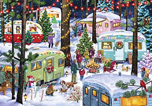 Camping für Weihnachten Adventskalender (Countdown bis Weihnachten) von Vermont Christmas Company