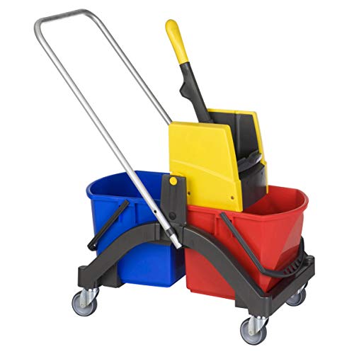 Vermop | Nasswischwagen AQUVA | mit Deichsel | 2 x 17-l-Eimer Vermop | Nasswischwagen AQUVA | mit Deichsel | 2 x 17-l-Eimer von Vermop